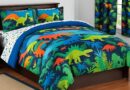 Personalized Kids Bedding with Dinosaurs