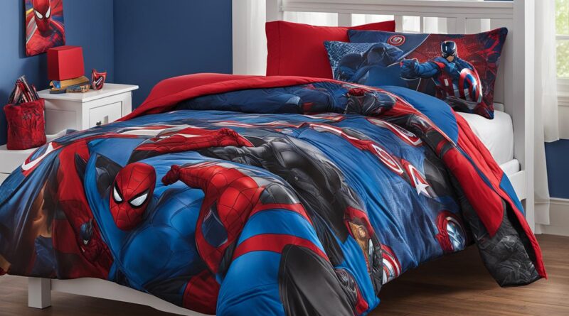 Personalized Kids Bedding with Superheroes
